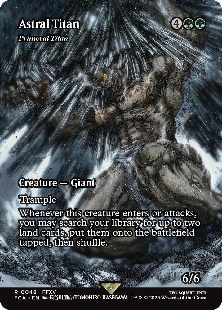 Astral Tiran Primeval Titan  48 (FINAL FANTASY: Through the Ages)  - Foil | Good Games Adelaide SA