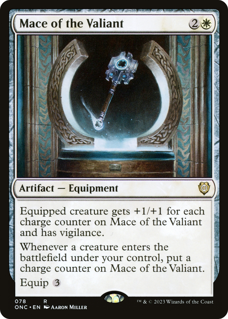 Mace of the Valiant [Phyrexia: All Will Be One Commander] | Good Games Adelaide SA