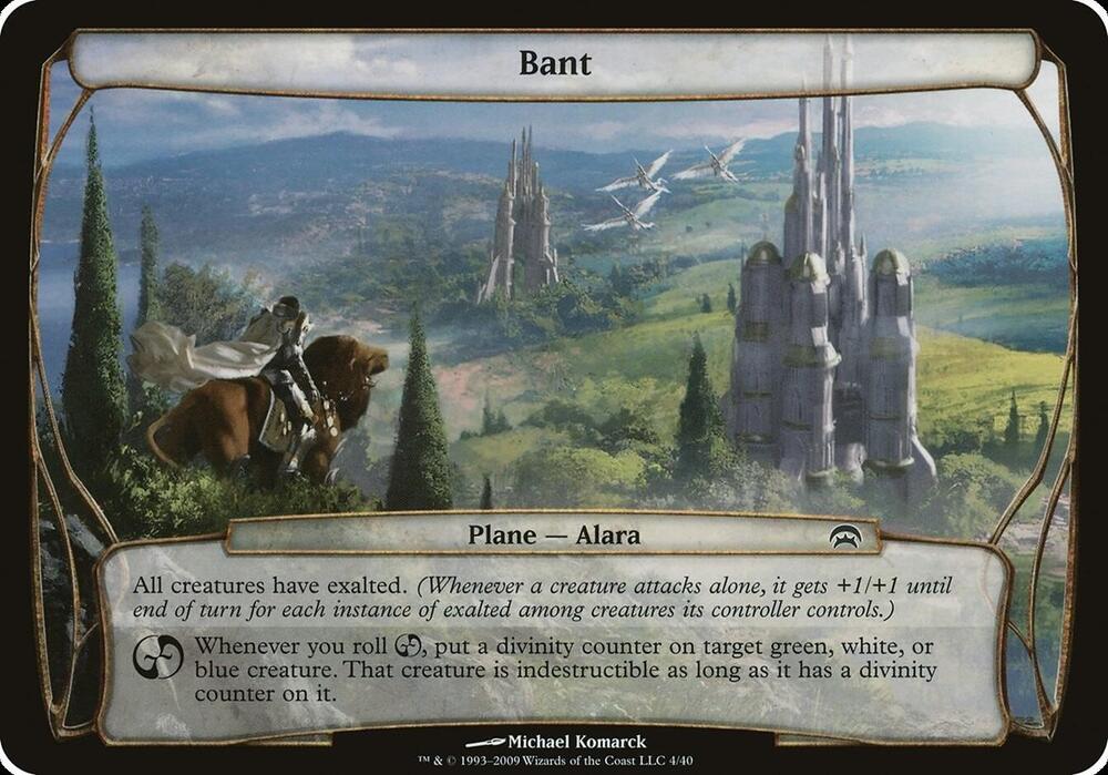 Bant Planechase  (Oversize Cards)  | Good Games Adelaide SA