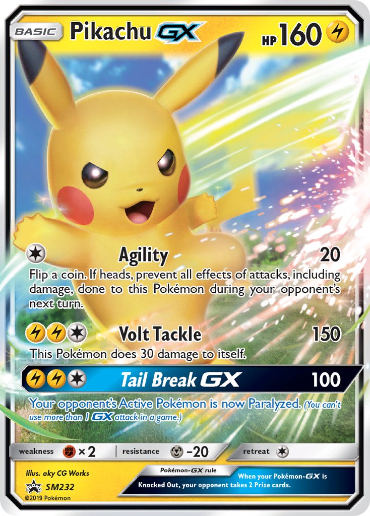 Pikachu GX (SM232) [Sun & Moon: Black Star Promos] | Good Games Adelaide SA