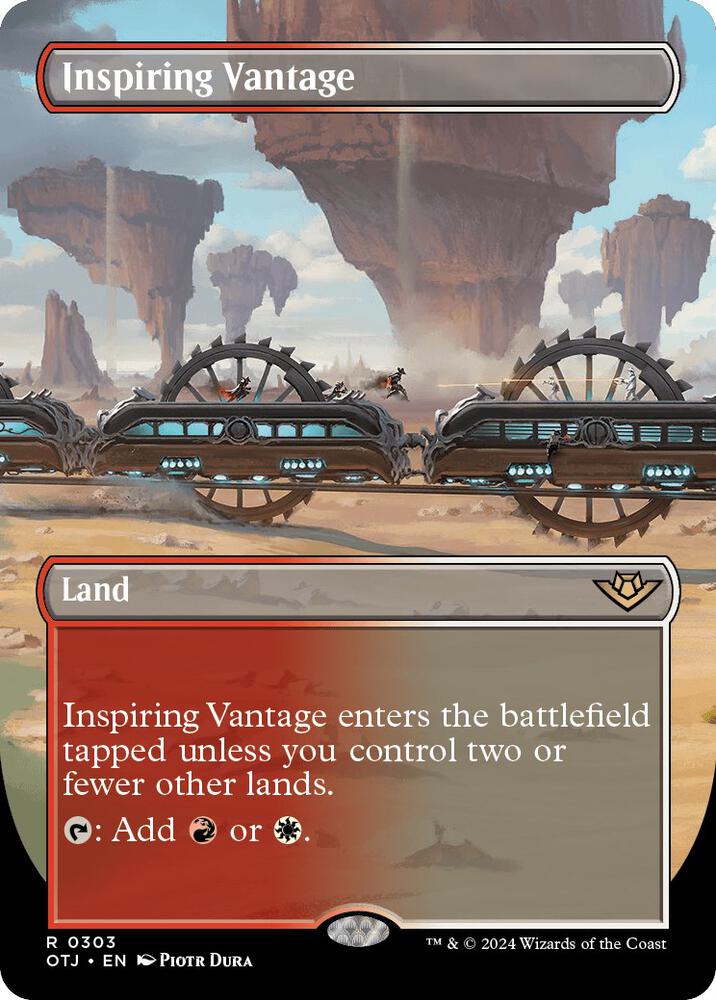 Inspiring Vantage 303 (Outlaws of Thunder Junction)  - Borderless | Good Games Adelaide SA