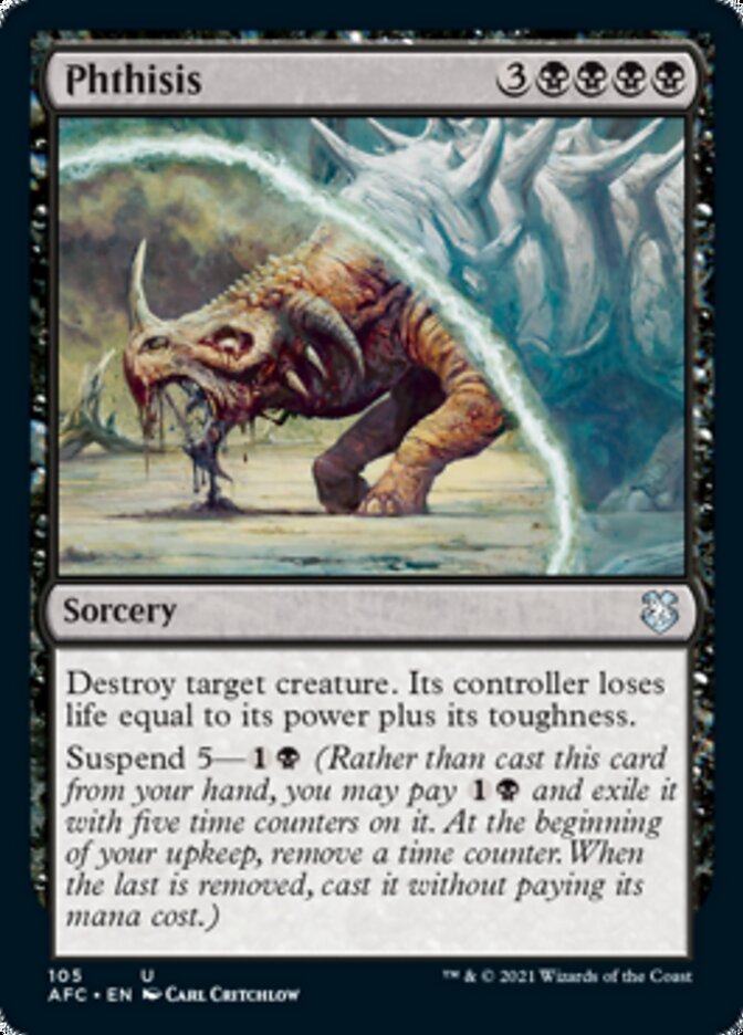 Phthisis [Dungeons & Dragons: Adventures in the Forgotten Realms Commander] | Good Games Adelaide SA