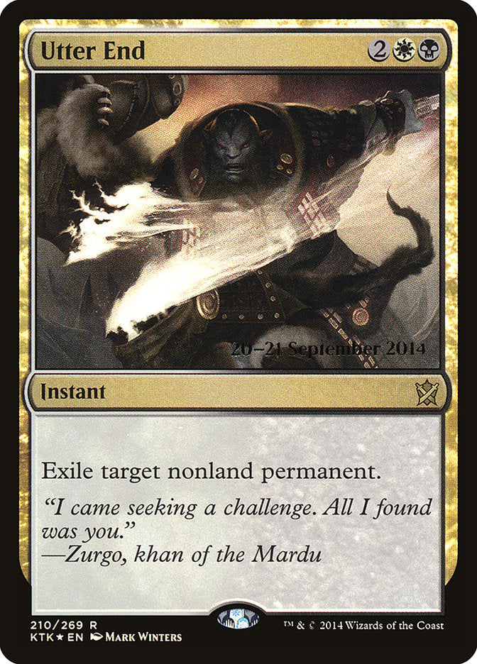 Utter End [Khans of Tarkir Promos] | Good Games Adelaide SA