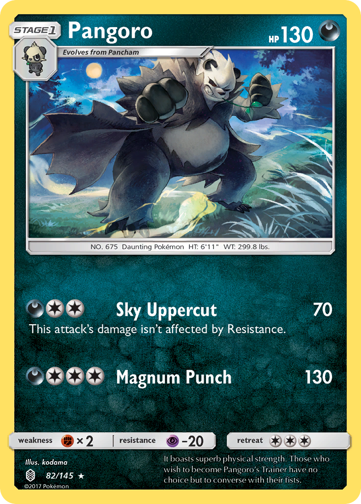 Pangoro (82/145) [Sun & Moon: Guardians Rising] | Good Games Adelaide SA