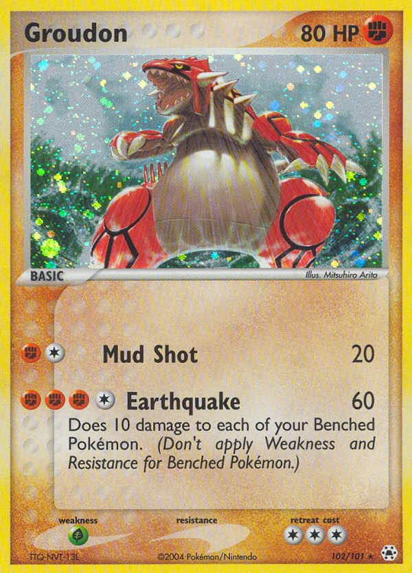 Groudon (102/101) [EX: Hidden Legends] | Good Games Adelaide SA