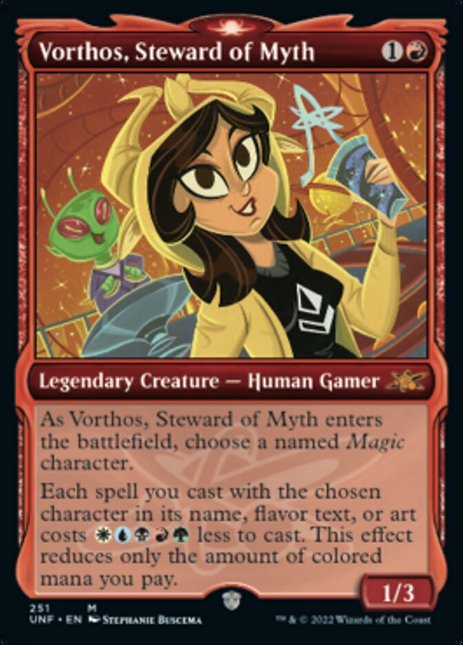 Vorthos, Steward of Myth (Showcase) [Unfinity] | Good Games Adelaide SA