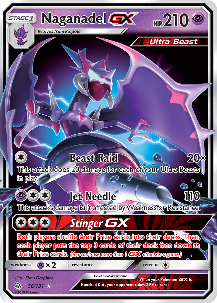 Naganadel GX (56/131) [Sun & Moon: Forbidden Light] | Good Games Adelaide SA
