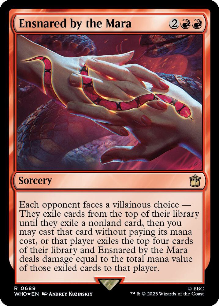 Ensnared by the Mara 689 (Universes Beyond: Doctor Who)  - Foil | Good Games Adelaide SA
