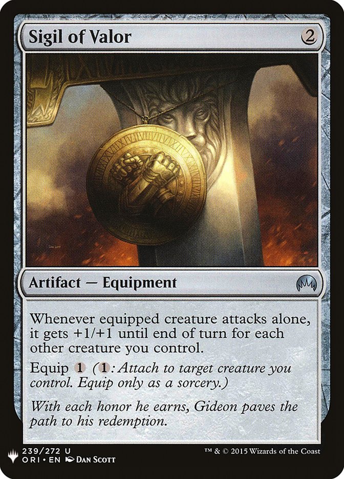 Sigil of Valor [Mystery Booster] | Good Games Adelaide SA