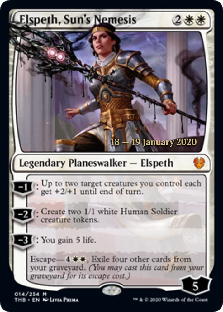 Elspeth Suns Nemesis 14 (Prerelease Cards)  - Foil | Good Games Adelaide SA
