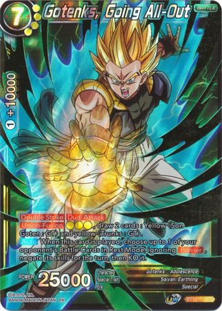 Gotenks, Going All-Out (BT10-110) [Rise of the Unison Warrior 2nd Edition] | Good Games Adelaide SA