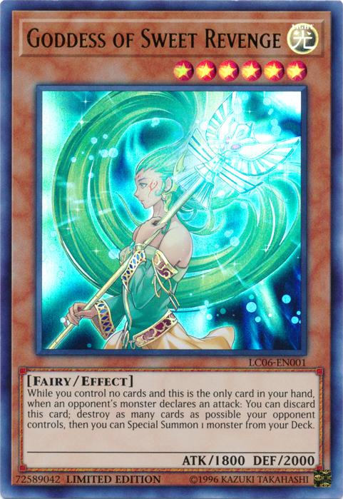 Goddess of Sweet Revenge - LC06-EN001 [LC06-EN001] Ultra Rare | Good Games Adelaide SA