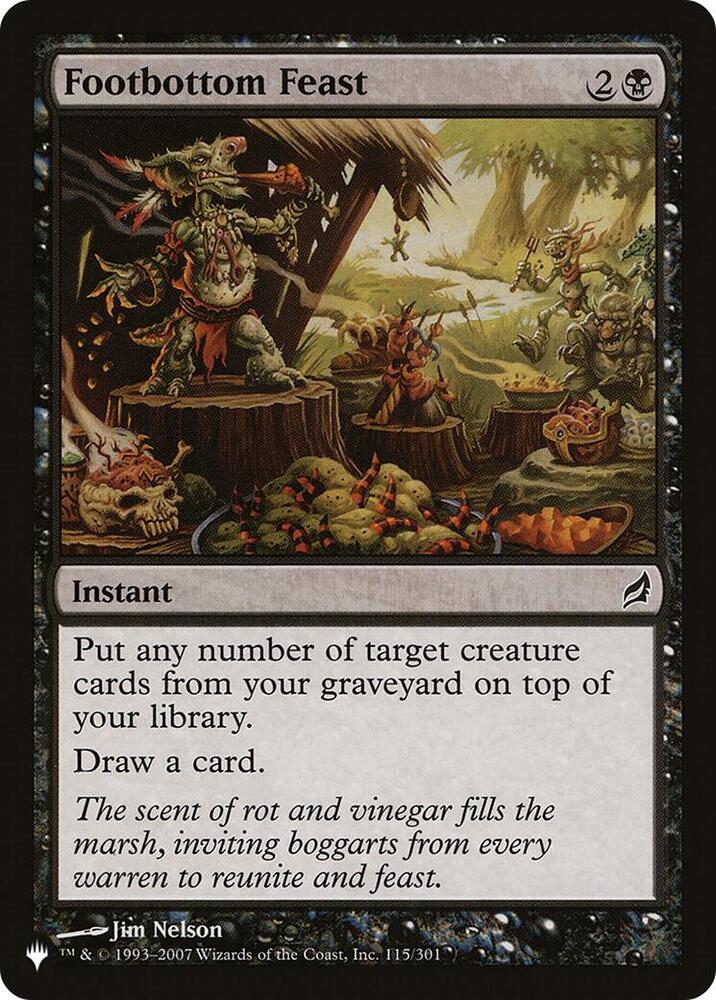 Footbottom Feast 115/301 (The List Reprints)  | Good Games Adelaide SA
