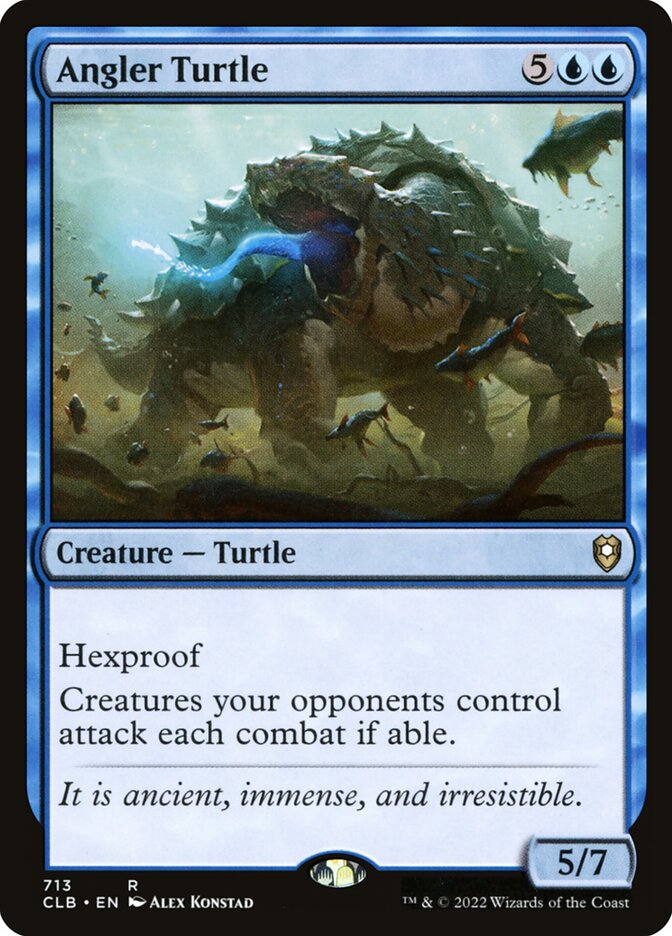 Angler Turtle 713 (Commander Legends: Battle for Baldur's Gate)  | Good Games Adelaide SA