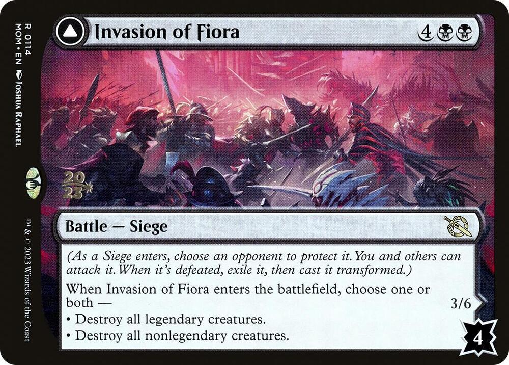 Invasion of Fiora 114 (Prerelease Cards)  - Foil | Good Games Adelaide SA