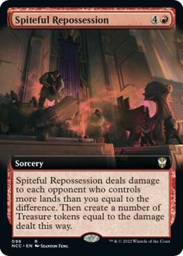 Spiteful Repossession Extended Art 98 (Commander: Streets of New Capenna)  | Good Games Adelaide SA