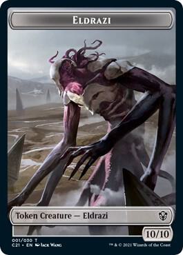 Eldrazi Champion of Wits Double Sided Token 1 // 6 (Commander 2021)  | Good Games Adelaide SA