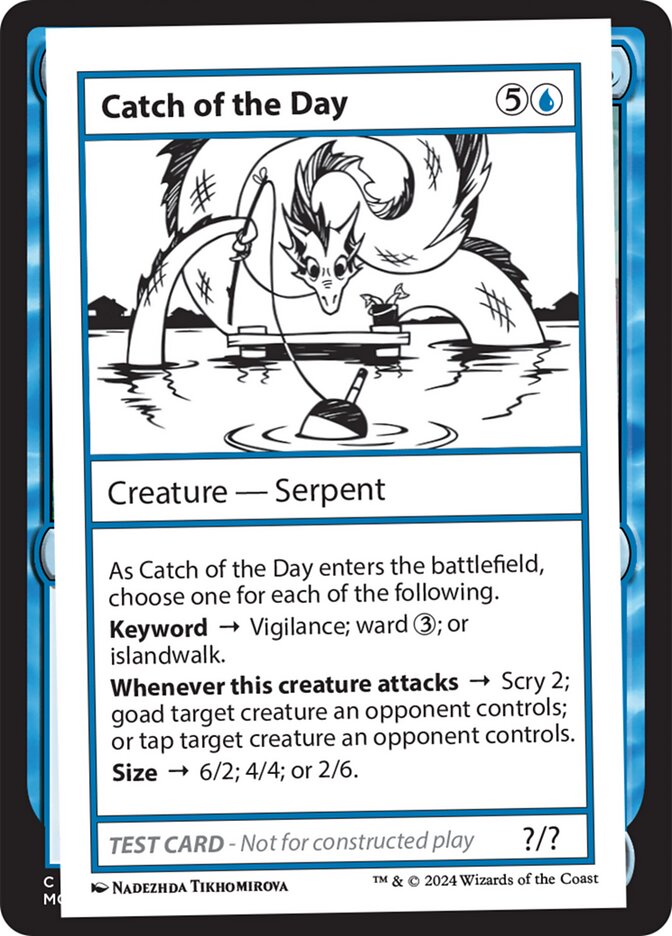 Catch of the Day  (Mystery Booster 2 Playtest Cards)  | Good Games Adelaide SA