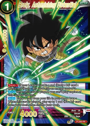 Broly, Astonishing Potential (Gold Stamped) [P-248] | Good Games Adelaide SA