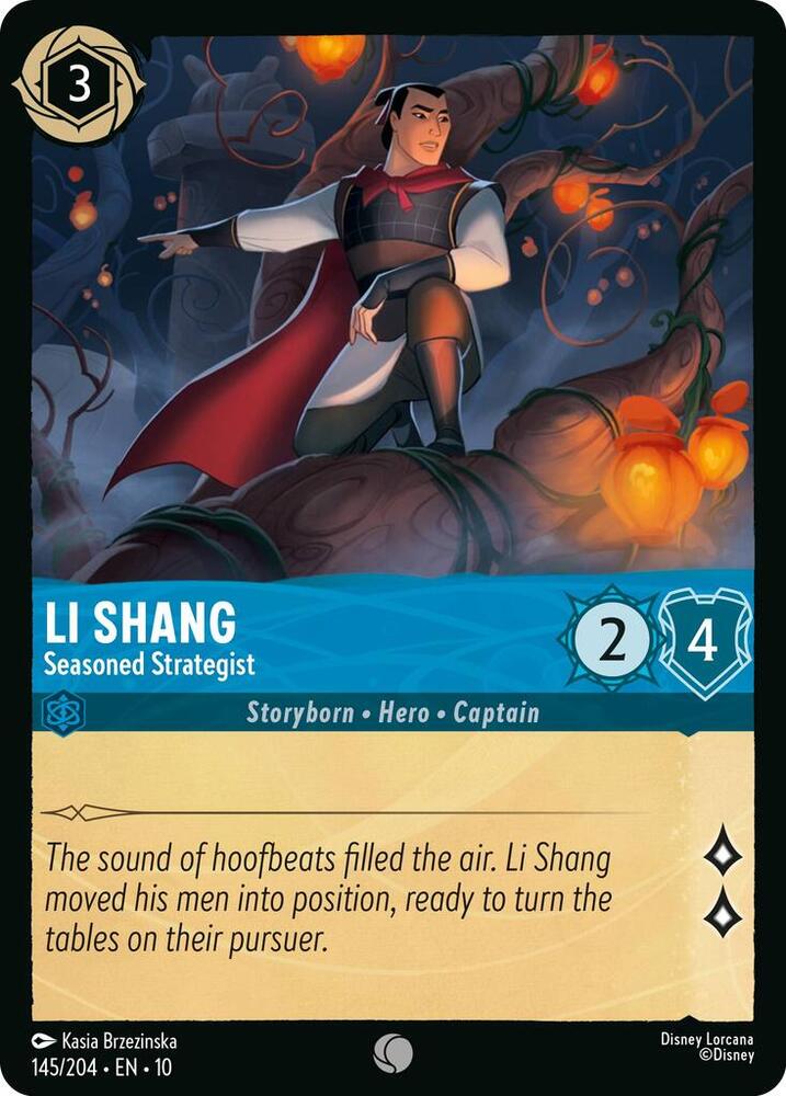 Li Shang Seasoned Strategist 145/204 (Whispers in the Well)  | Good Games Adelaide SA
