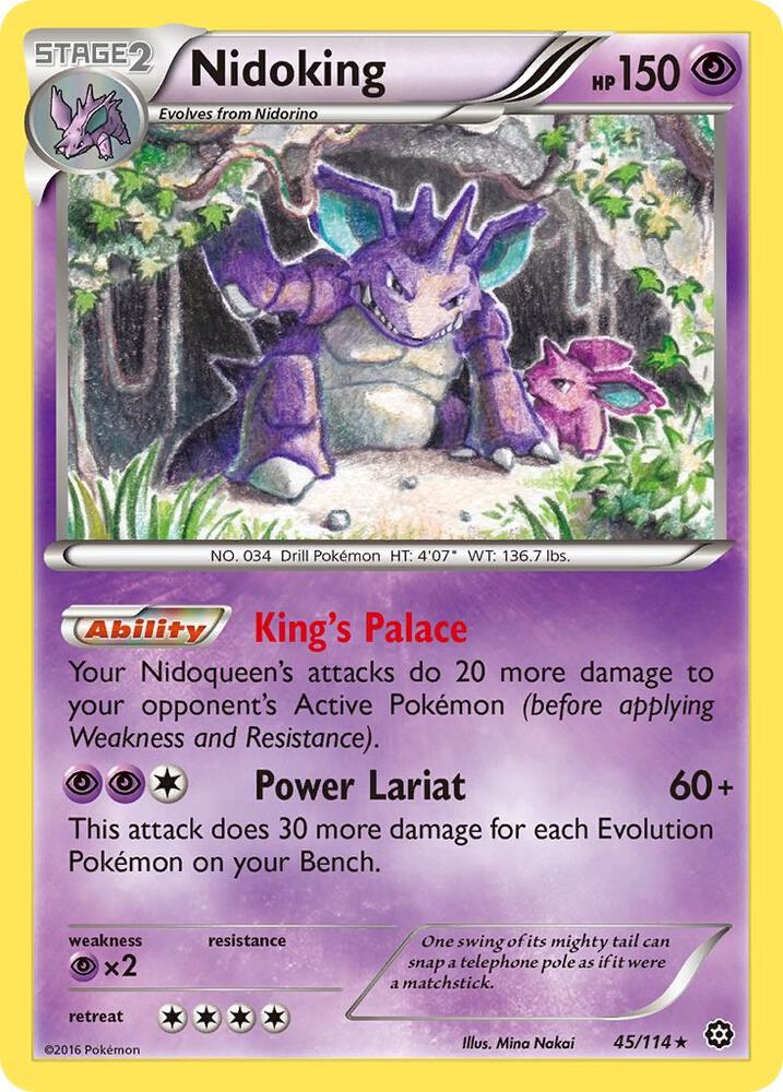 Nidoking 45/114 (XY - Steam Siege)  | Good Games Adelaide SA