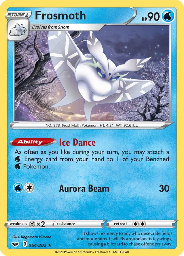 Frosmoth 064 202 Non Holo 064/202 (Deck Exclusives)  | Good Games Adelaide SA