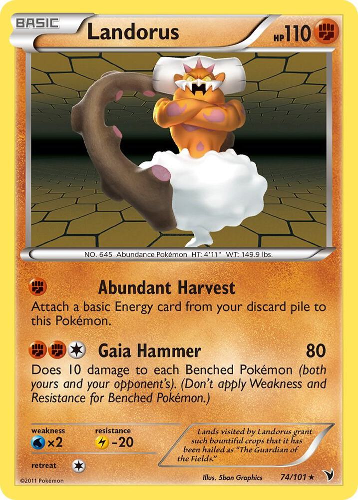 Landorus 74/101 (Noble Victories)  - Holofoil | Good Games Adelaide SA