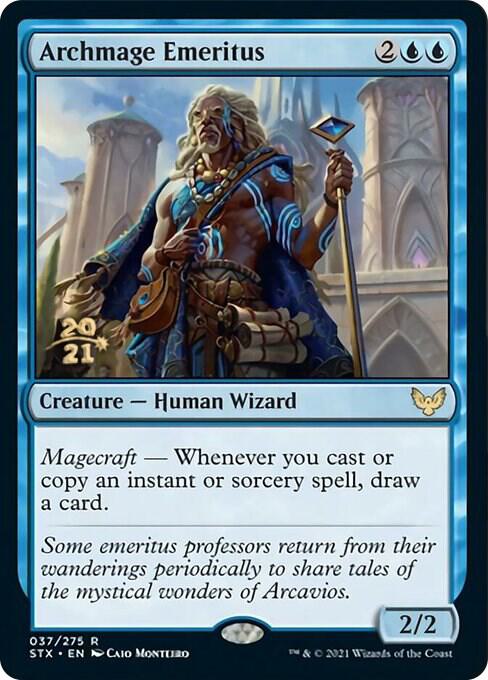 Archmage Emeritus 37 (Prerelease Cards)  - PreRelease Foil | Good Games Adelaide SA
