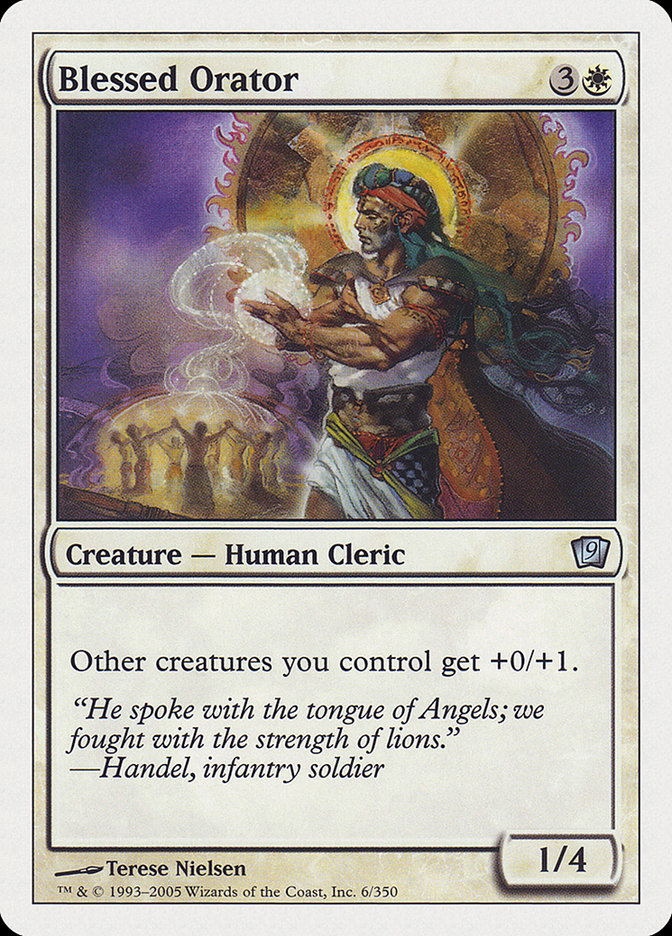 Blessed Orator 6 (9th Edition)  | Good Games Adelaide SA