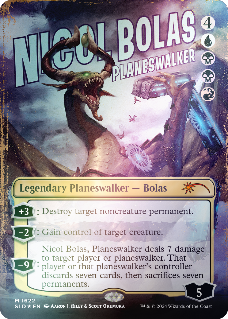 Nicol Bolas, Planeswalker (Rainbow Foil) [Secret Lair Drop Series] | Good Games Adelaide SA