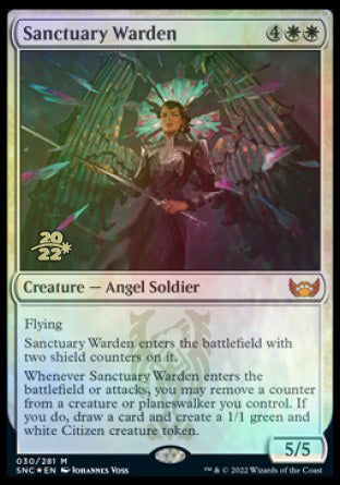 Sanctuary Warden [Streets of New Capenna Prerelease Promos] | Good Games Adelaide SA