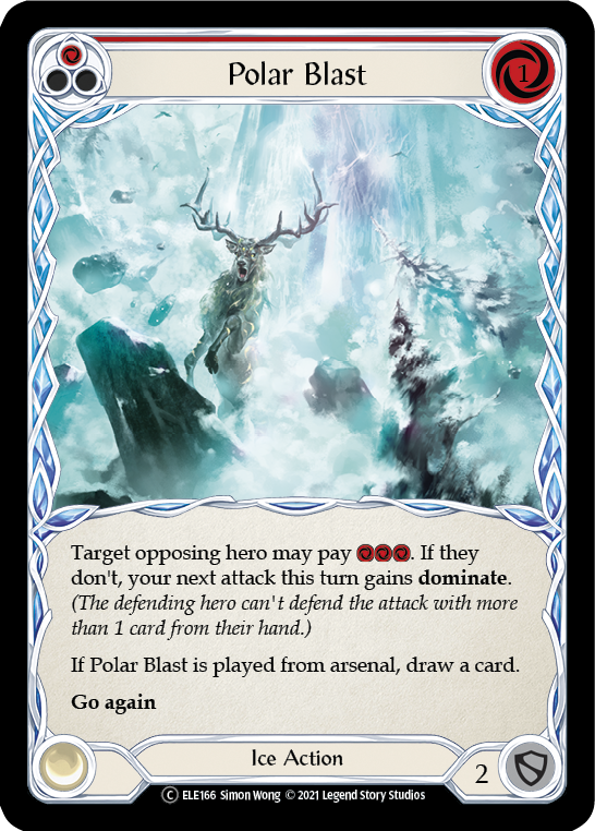 Polar Blast (Red) [U-ELE166] Unlimited Rainbow Foil | Good Games Adelaide SA