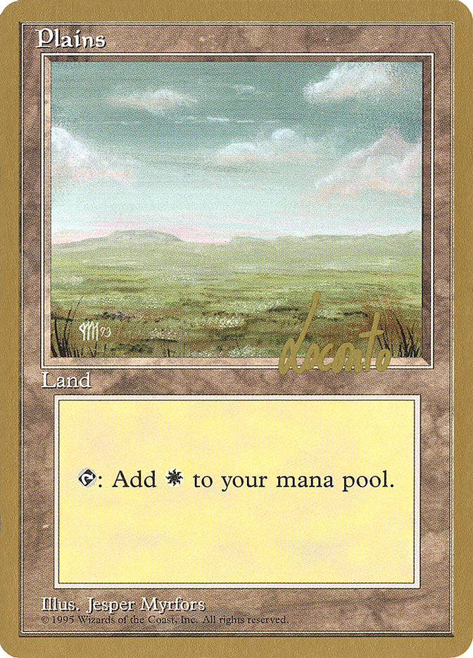 Plains (ml364) (Michael Loconto) [Pro Tour Collector Set] | Good Games Adelaide SA