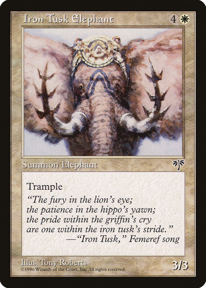 Iron Tusk Elephant  (Mirage)  | Good Games Adelaide SA