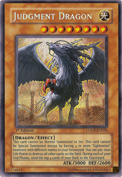 Judgment Dragon [LODT-EN026] Secret Rare | Good Games Adelaide SA