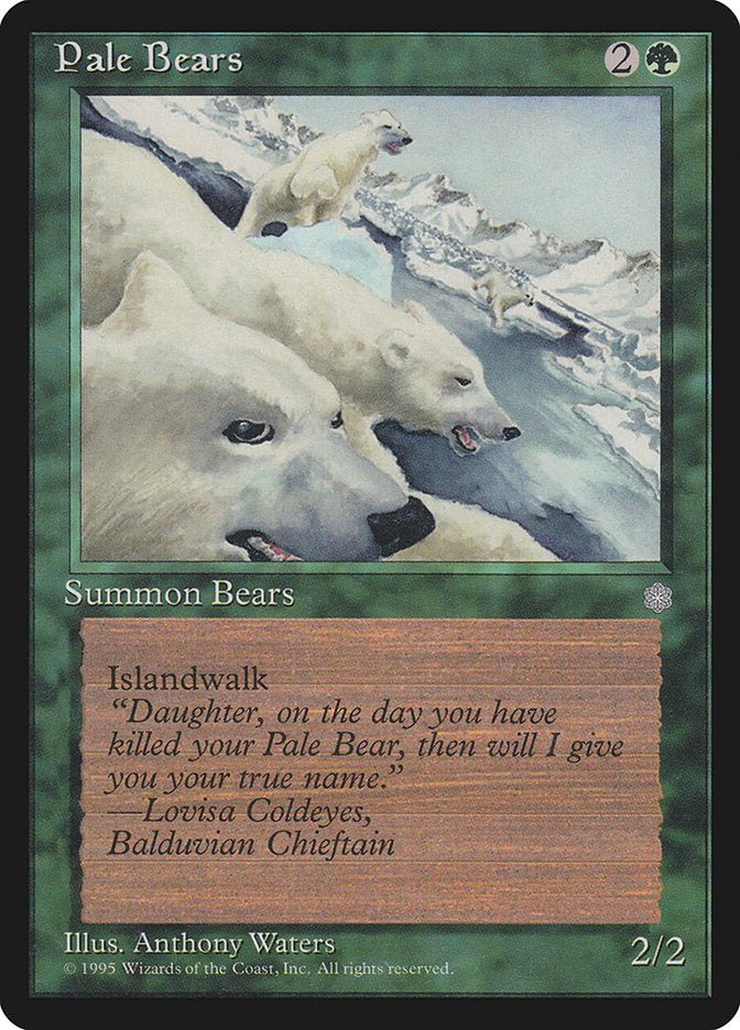 Pale Bears  (Ice Age)  | Good Games Adelaide SA
