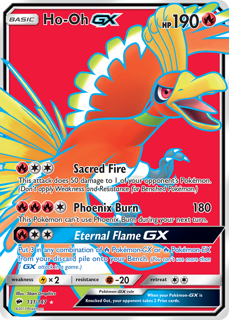Ho-Oh GX (131/147) [Sun & Moon: Burning Shadows] | Good Games Adelaide SA