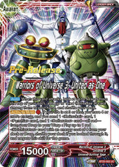 Paparoni // Warriors of Universe 3, United as One (BT20-002) [Power Absorbed Prerelease Promos] | Good Games Adelaide SA
