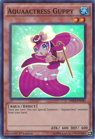 Aquaactress Guppy [DRL2-EN040] Super Rare | Good Games Adelaide SA