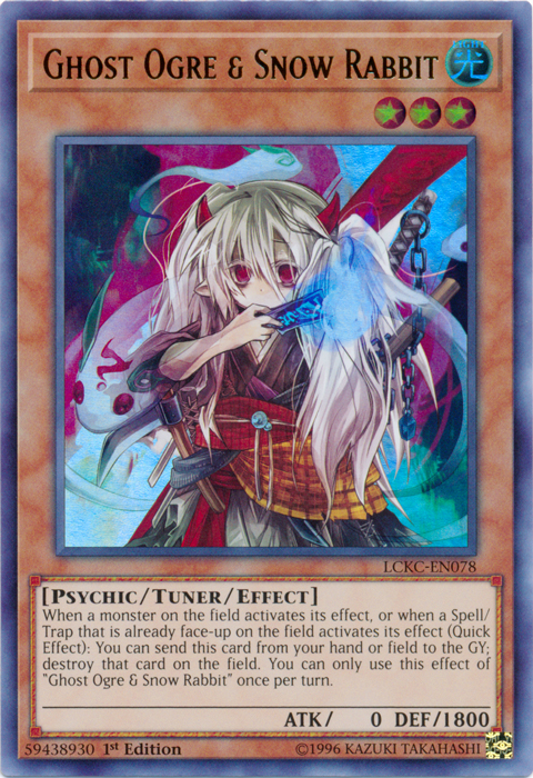 Ghost Ogre & Snow Rabbit [LCKC-EN078] Ultra Rare | Good Games Adelaide SA