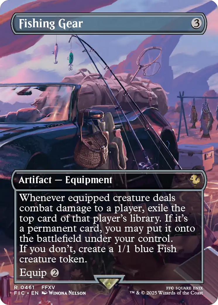 Fishing Gear (Borderless) [FINAL FANTASY Commander] | Good Games Adelaide SA