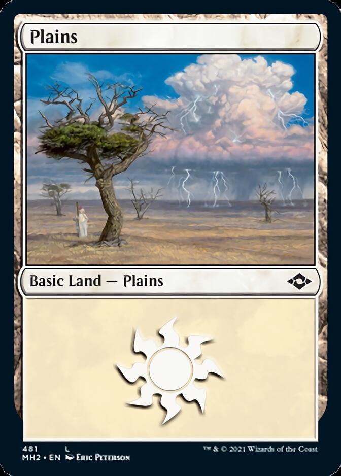 Plains (481) (Etched Foil) [Modern Horizons 2] | Good Games Adelaide SA