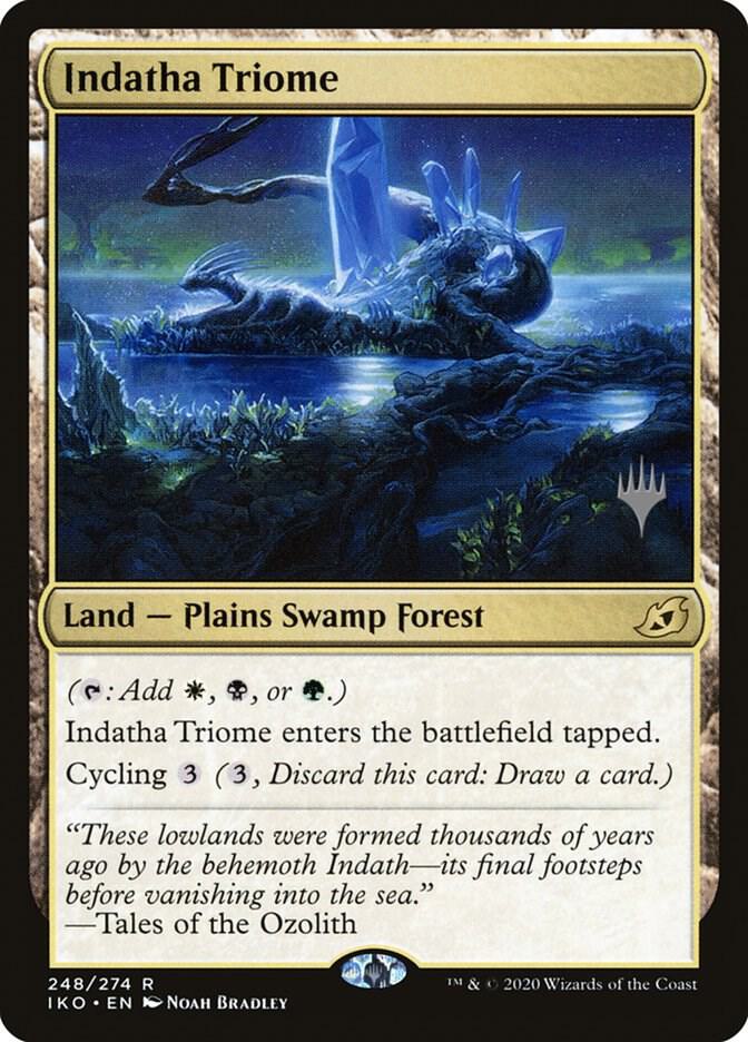 Indatha Triome 248 (Promo Pack: Ikoria)  - Foil | Good Games Adelaide SA