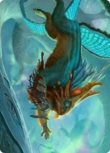 Toski Bearer of Secrets Art Card 52 (Art Series: Kaldheim)  | Good Games Adelaide SA