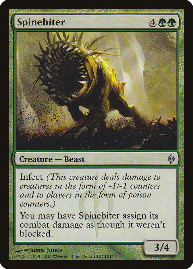 Spinebiter 121 (New Phyrexia)  - Foil | Good Games Adelaide SA