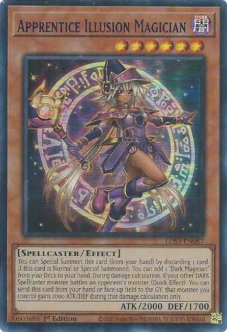 Apprentice Illusion Magician (Blue) [LDS3-EN087] Ultra Rare | Good Games Adelaide SA