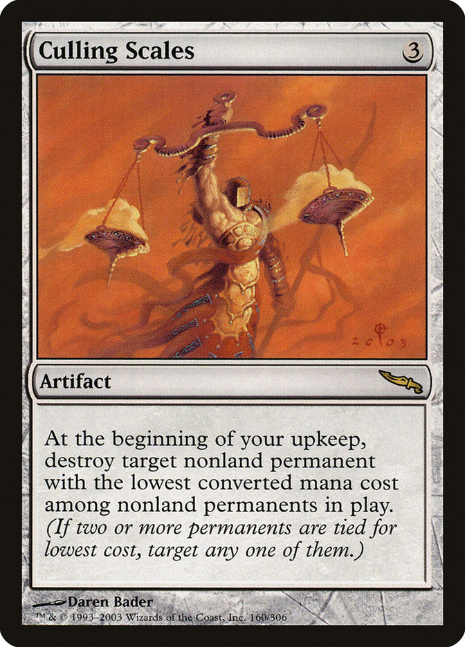 Culling Scales 160 (Mirrodin)  - Foil | Good Games Adelaide SA