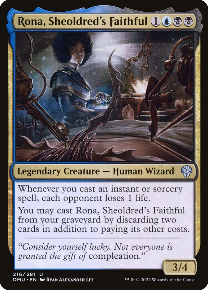 Rona, Sheoldred's Faithful 216 (Dominaria United)  - Foil | Good Games Adelaide SA