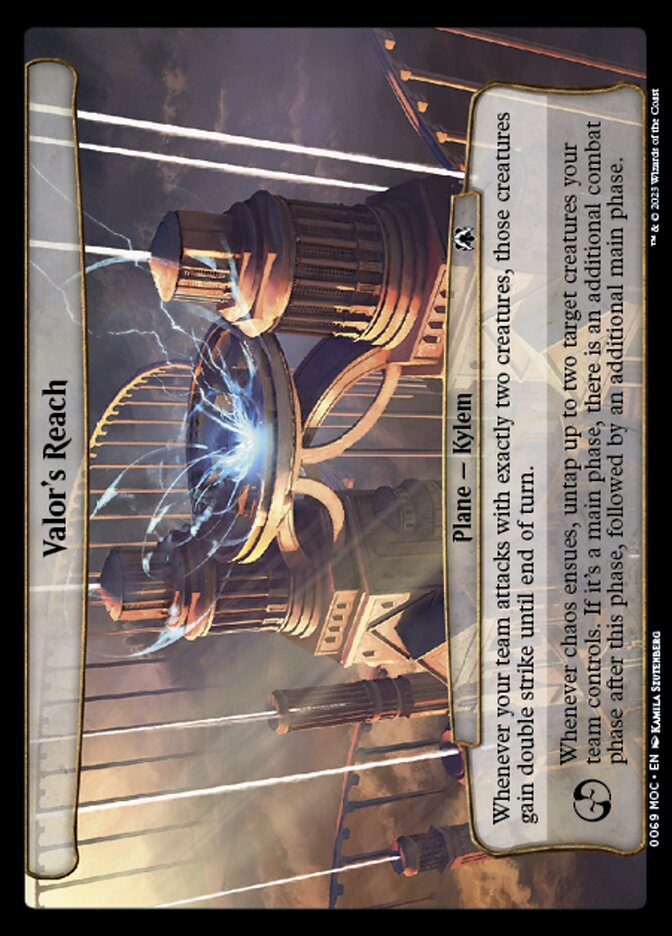 Valor's Reach 69 (Planechase: March of the Machine)  | Good Games Adelaide SA