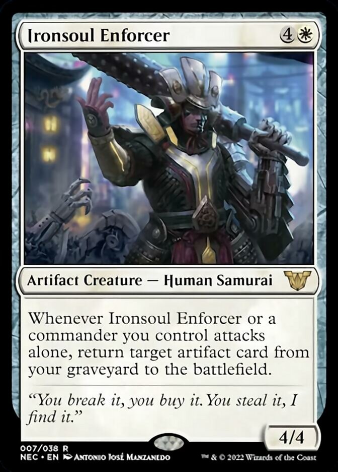 Ironsoul Enforcer [Kamigawa: Neon Dynasty Commander] | Good Games Adelaide SA